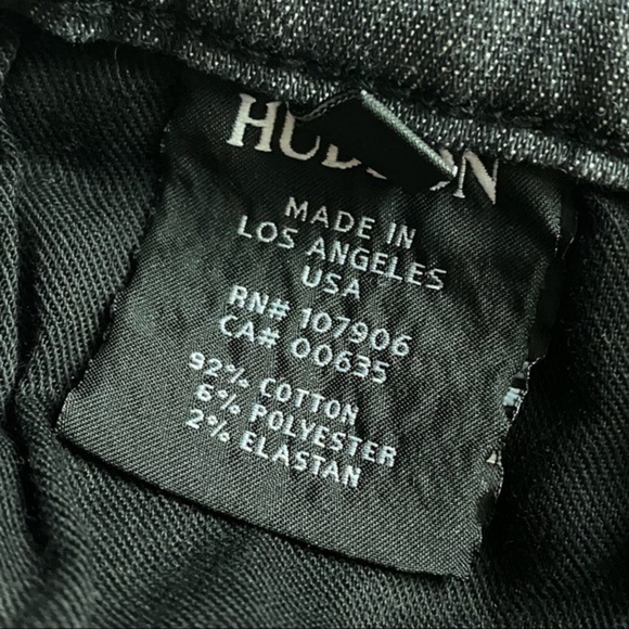 Hudson • Studded Luna Crop Super Skinny Jeans - Picture 7 of 9